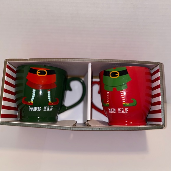 NWT Christmas Mug Set For 2 Pieces New - Picture 3 of 7